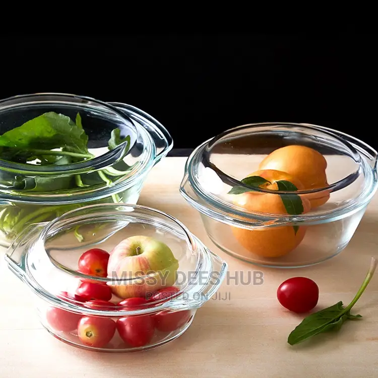 3pcs Glass Bowl Set
