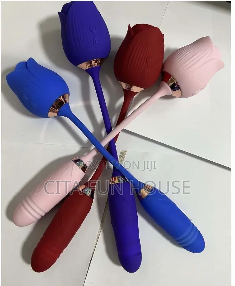 Rose Thrusting Clit Sucking/ Dildo Vibrator