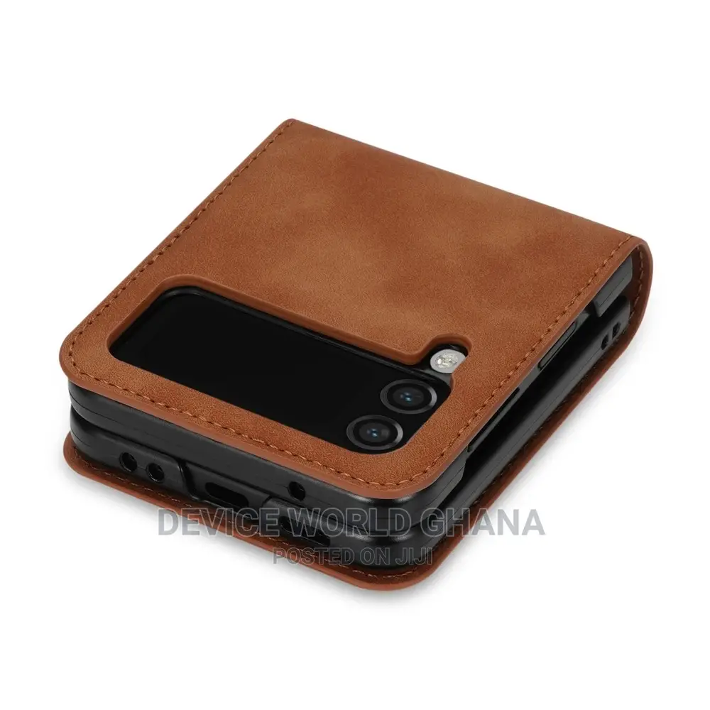 Geo Leather Case for Samsung Z Flip 7 6 5 4 3