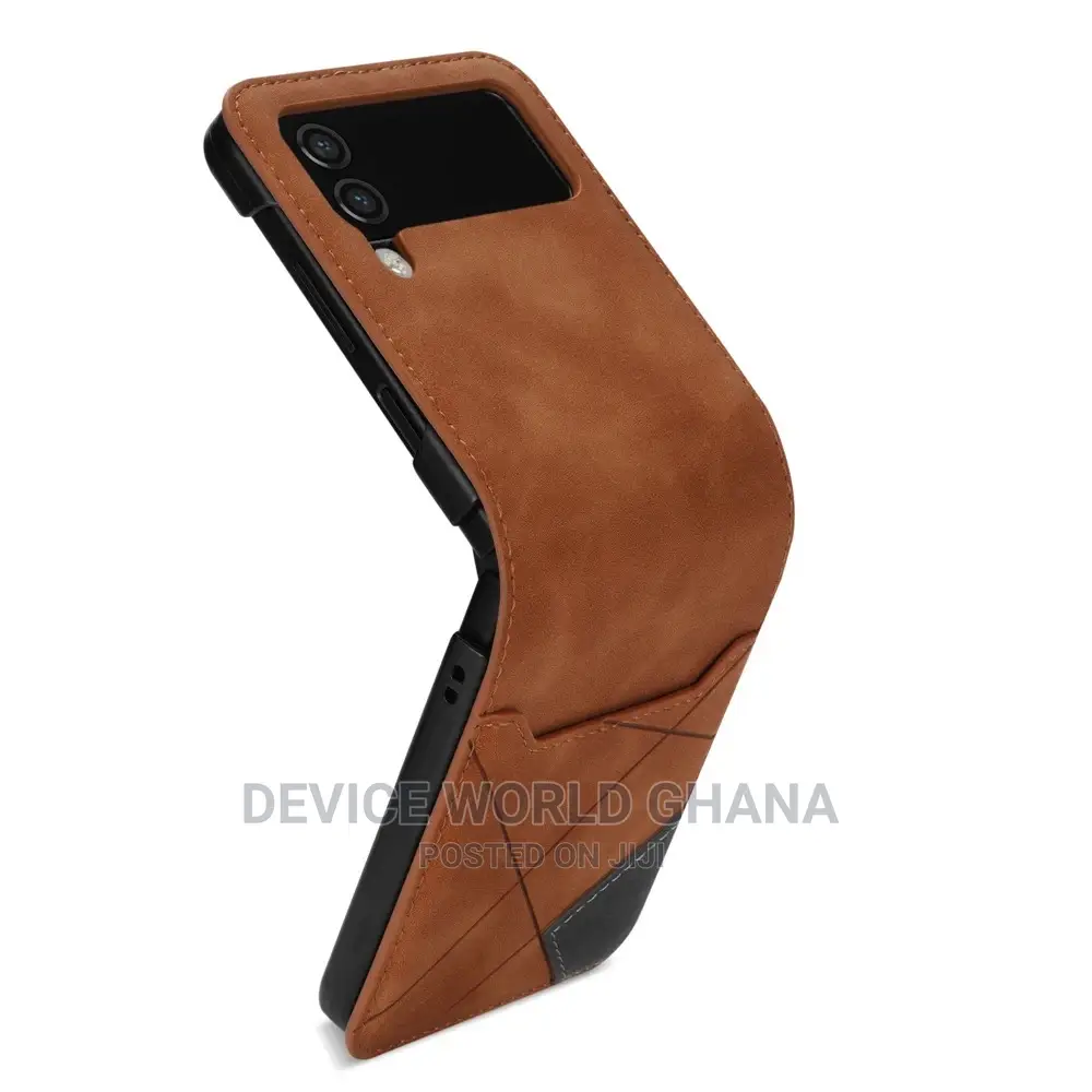 Geo Leather Case for Samsung Z Flip 7 6 5 4 3