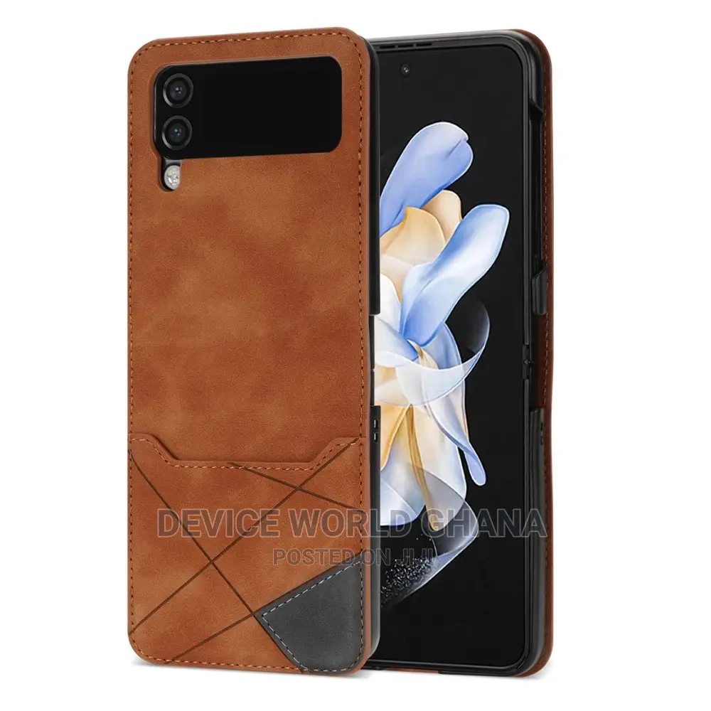 Geo Leather Case for Samsung Z Flip 7 6 5 4 3