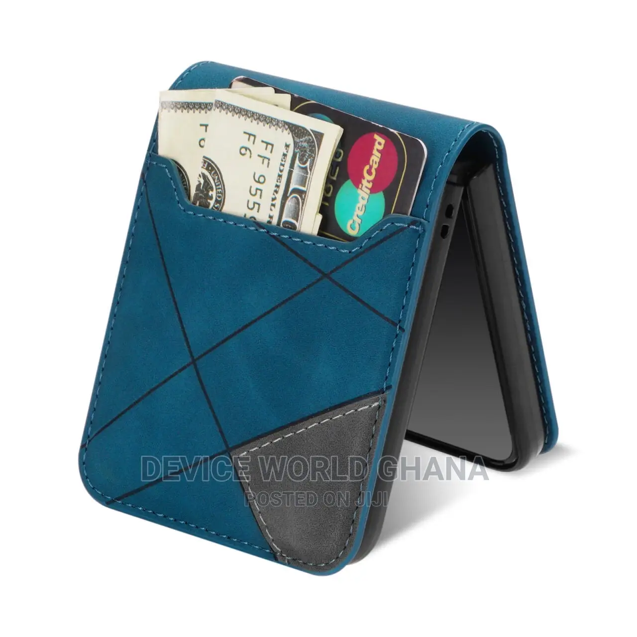 Geo Leather Case for Samsung Z Flip 7 6 5 4 3