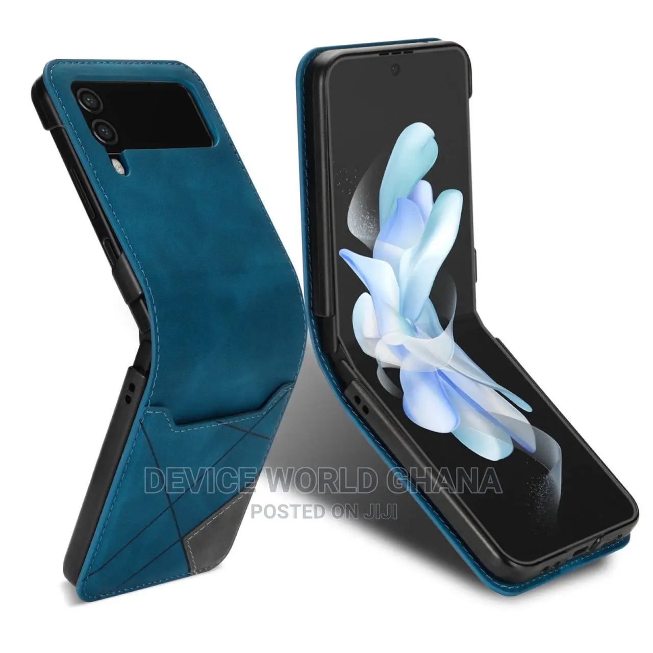 Geo Leather Case for Samsung Z Flip 7 6 5 4 3