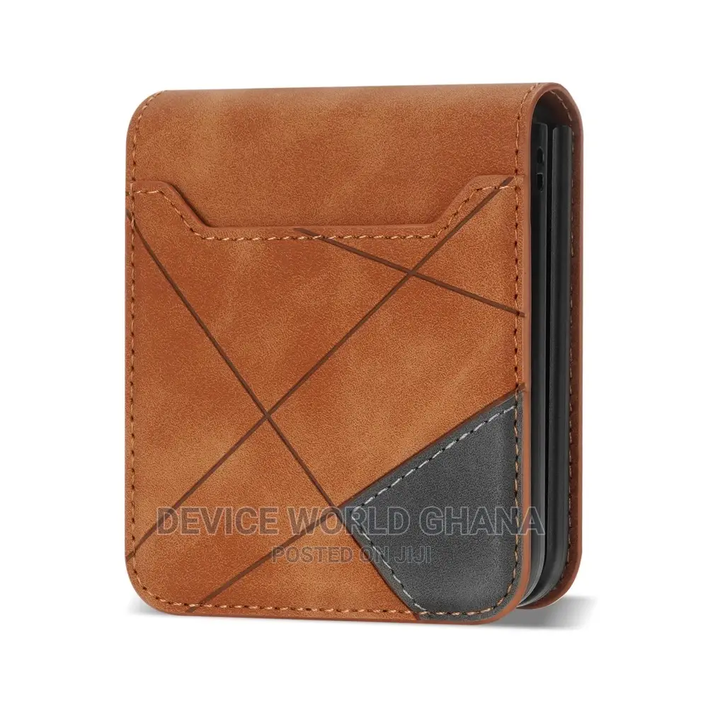 Geo Leather Case for Samsung Z Flip 7 6 5 4 3