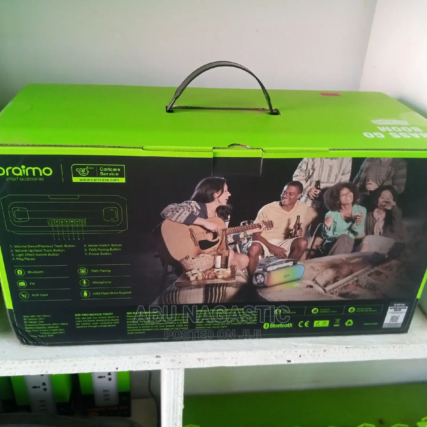 Oraimo Bass Go Boom Bluetooth Speaker