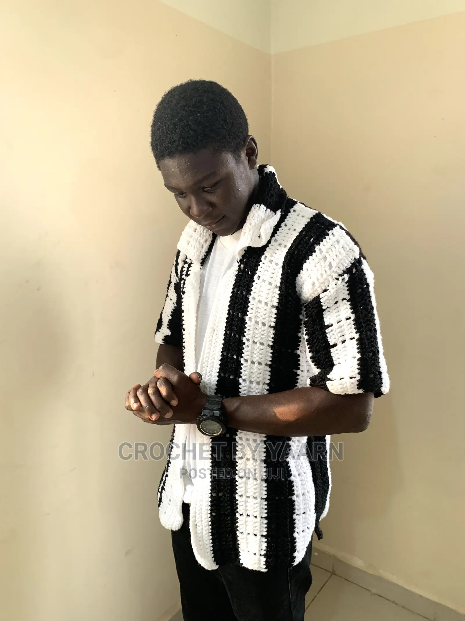Crochet Men Shirt