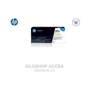 HP 307A Yellow Original Laserjet Toner Cartridge, CE742A