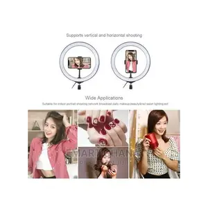 10inch LED Selfie Ring Light 26cm Dimmable Camera Phone With