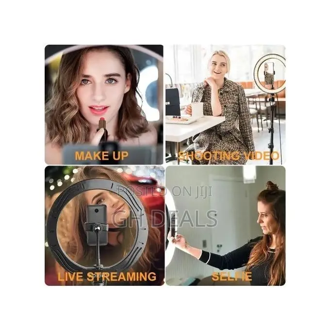 10inch LED Selfie Ring Light 26cm Dimmable Camera Phone With