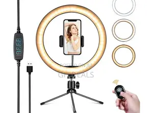 10inch LED Selfie Ring Light 26cm Dimmable Camera Phone With