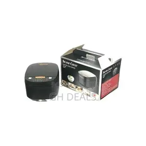 Silver Crest Digital Smart Rice Cooker- 5L - Black