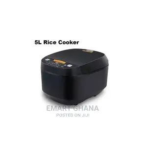 Silver Crest Digital Smart Rice Cooker- 5L - Black