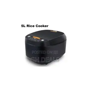 Silver Crest Digital Smart Rice Cooker- 5L - Black