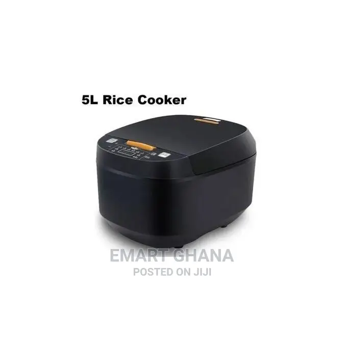 Silver Crest Digital Smart Rice Cooker- 5L - Black