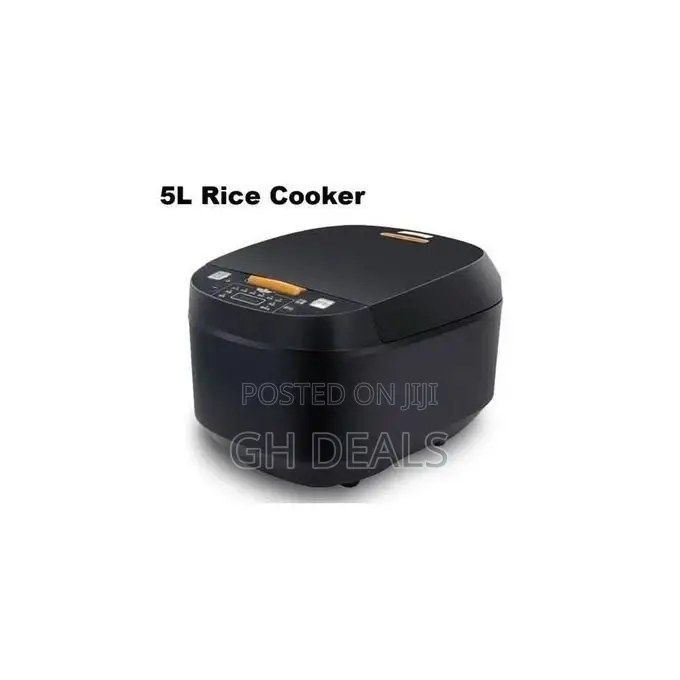 Silver Crest Digital Smart Rice Cooker- 5L - Black
