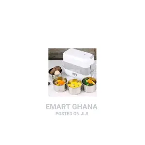 Electric Lunch Box/Food Warmer - White/Gray