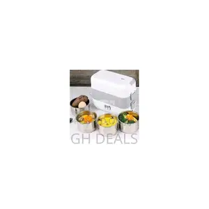 Electric Lunch Box/Food Warmer - White/Gray