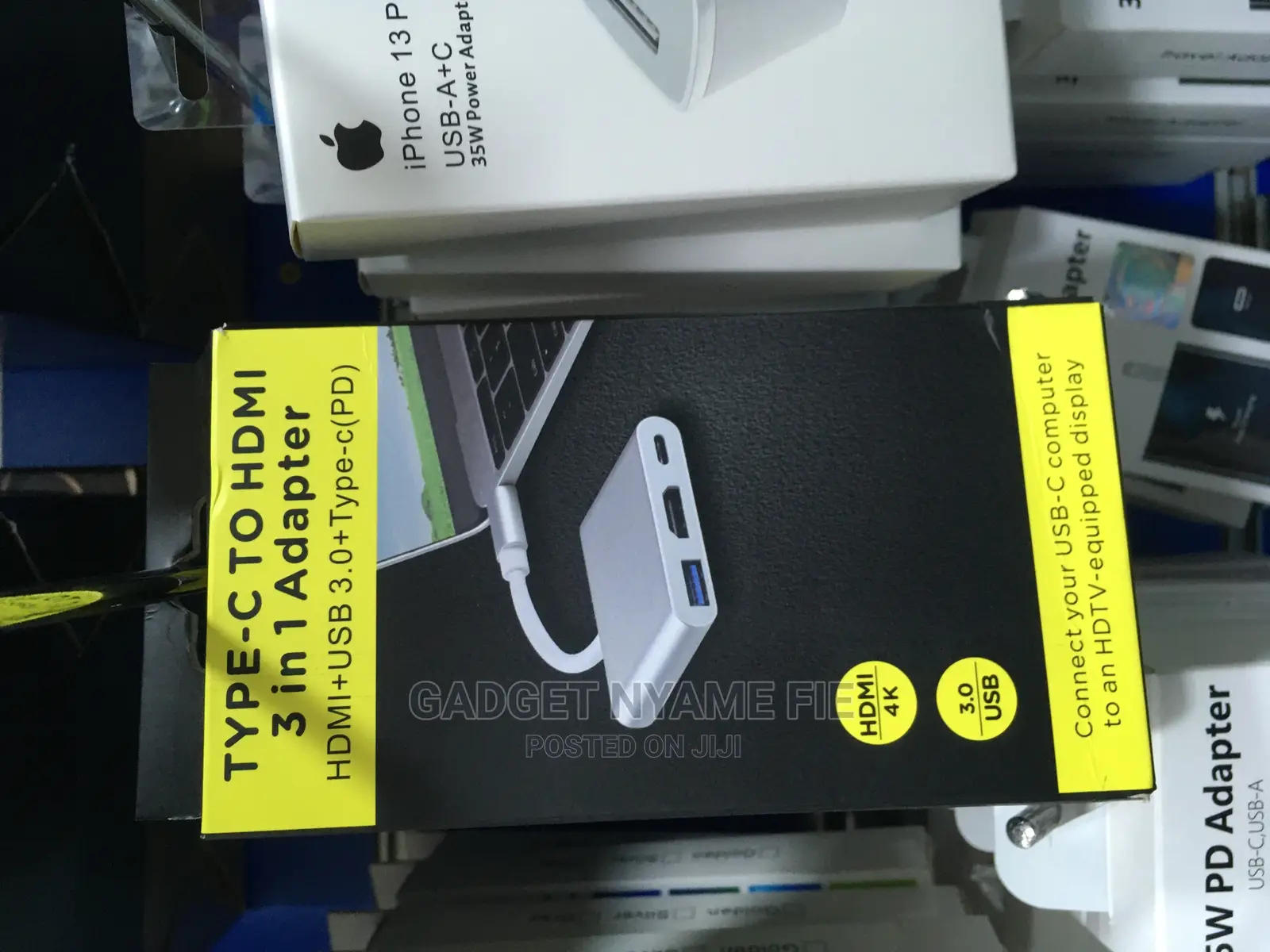 Type C to HDMI 3 in 1 Adapter
