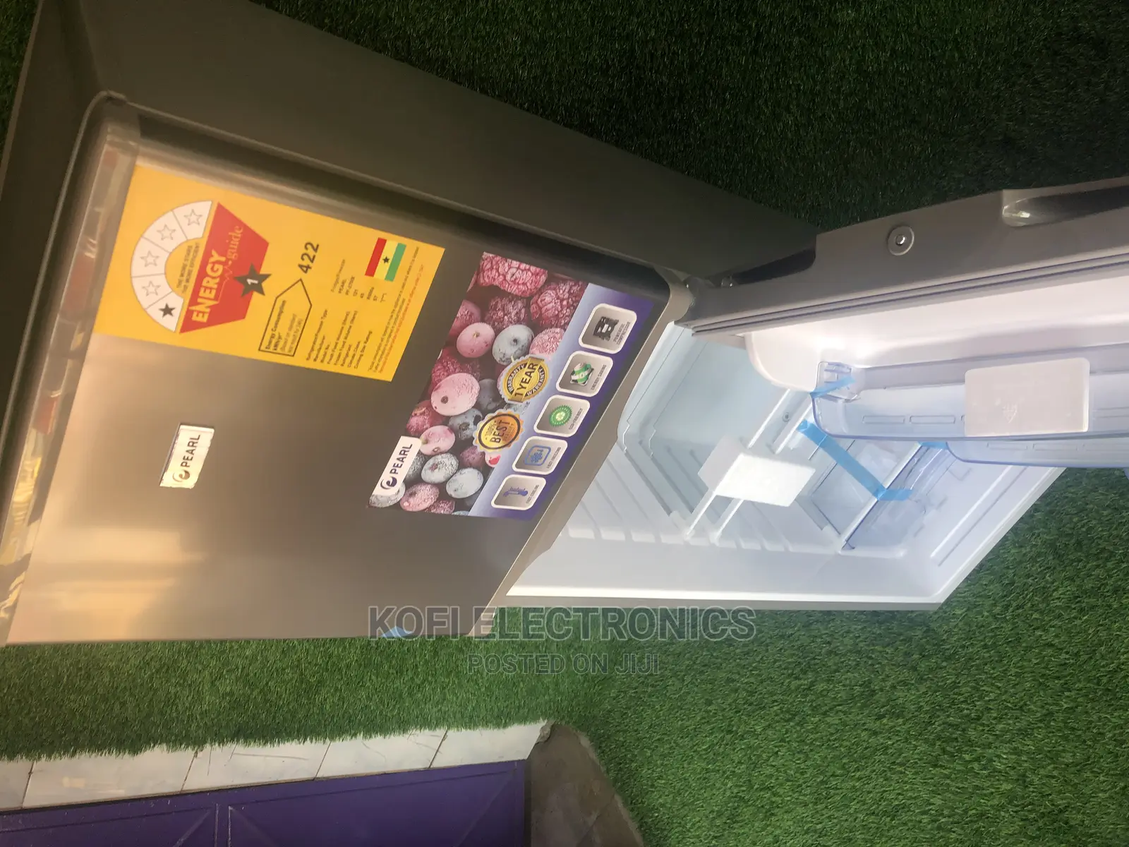 Pearl Double Door Fridge PF-270IX With an Outside Condenser
