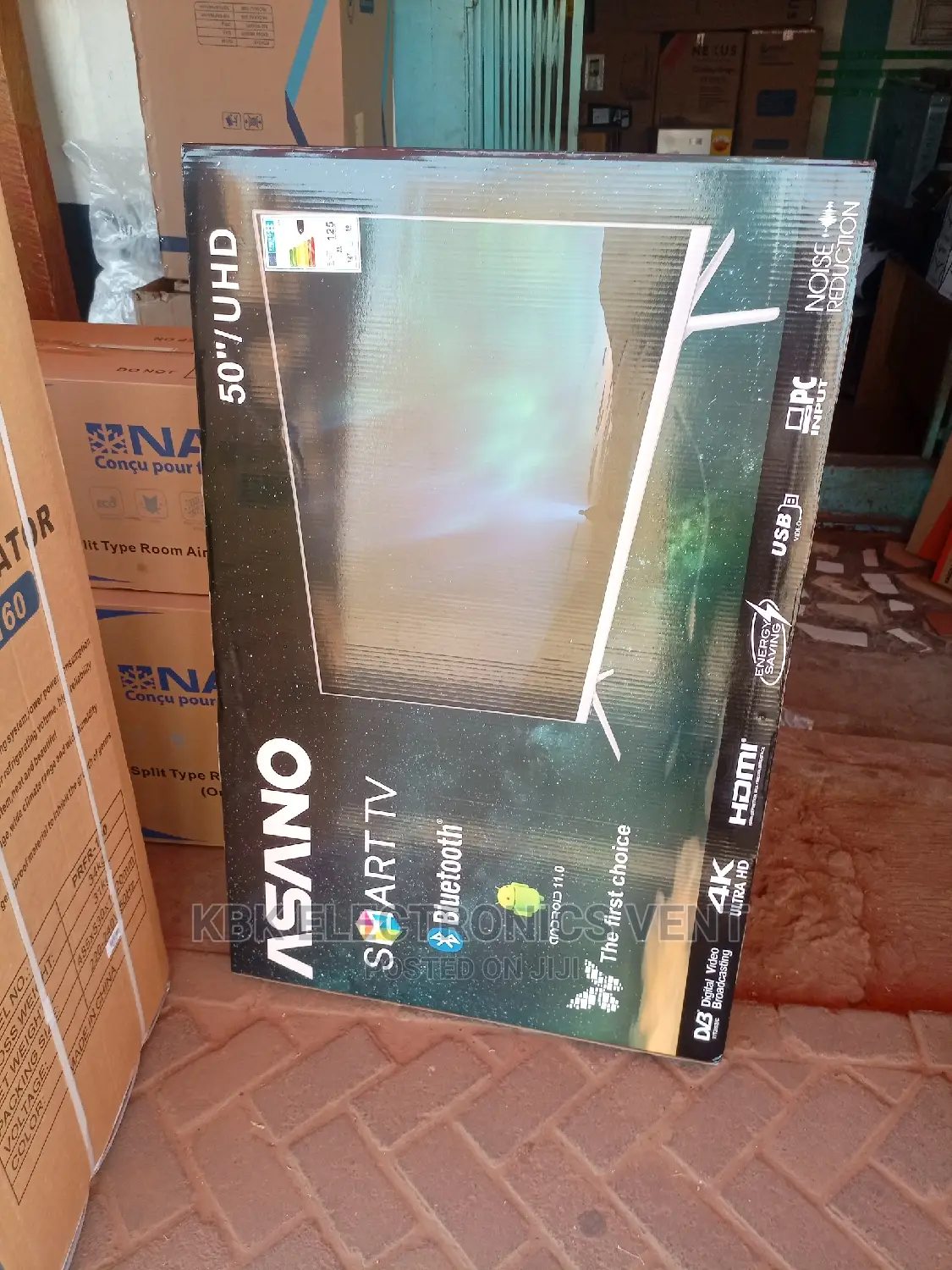Asano 50" Smart(Android)+Bluetooth Satellite Digital Led Tv