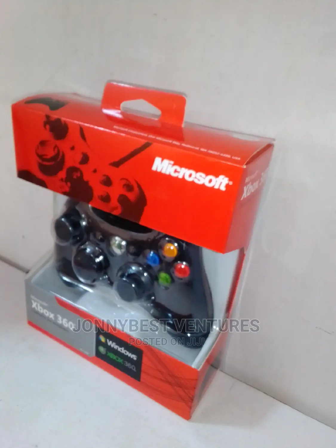 USB Wired Xbox 360 Game Pad Black