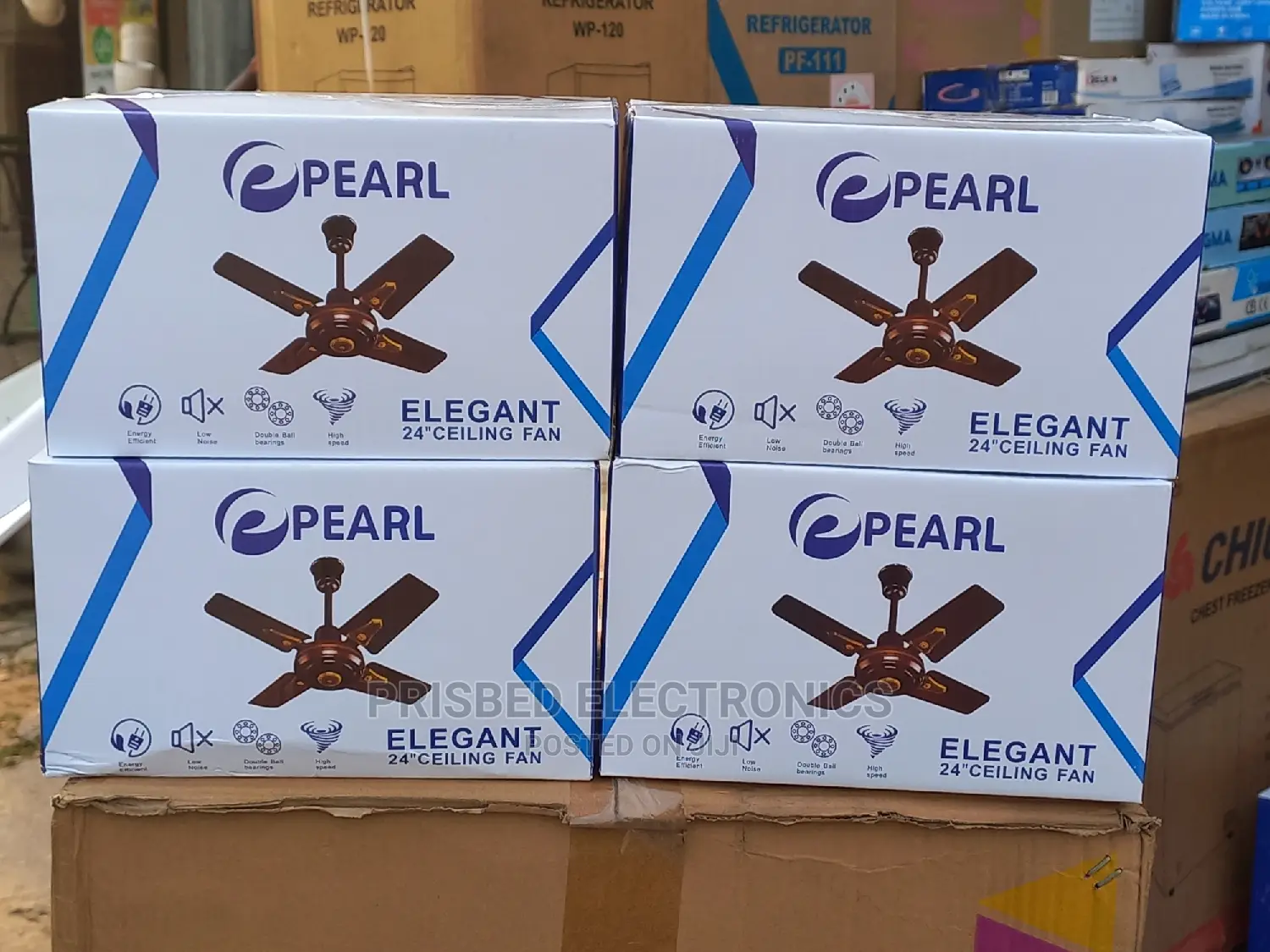 Pearl Ceiling Fan 24" Short Blade