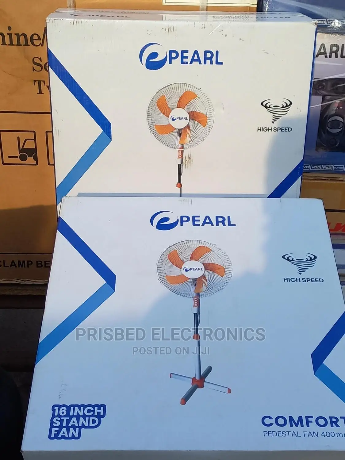 Pearl Durable 16" Standing Fan With 4 Blades