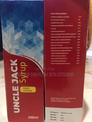 Uncle Jack Syrup for Men