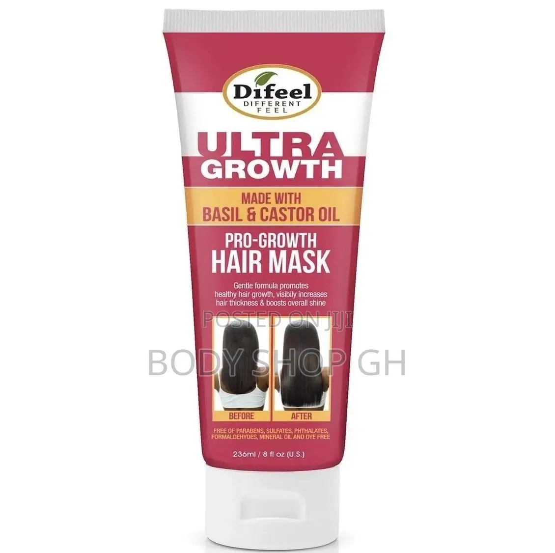 Difeel Ultra Growth Basil Castor Oil Pro Growth Hair Mask