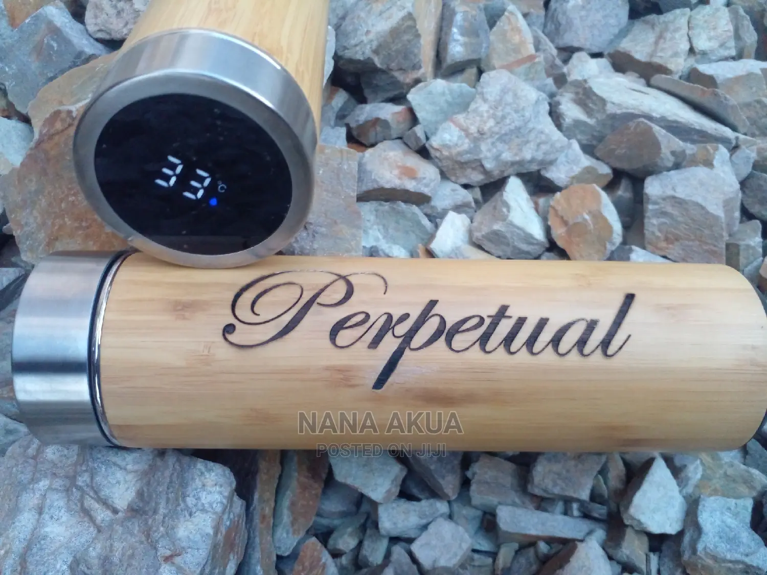 Bamboo Vacuum Flasks Customised