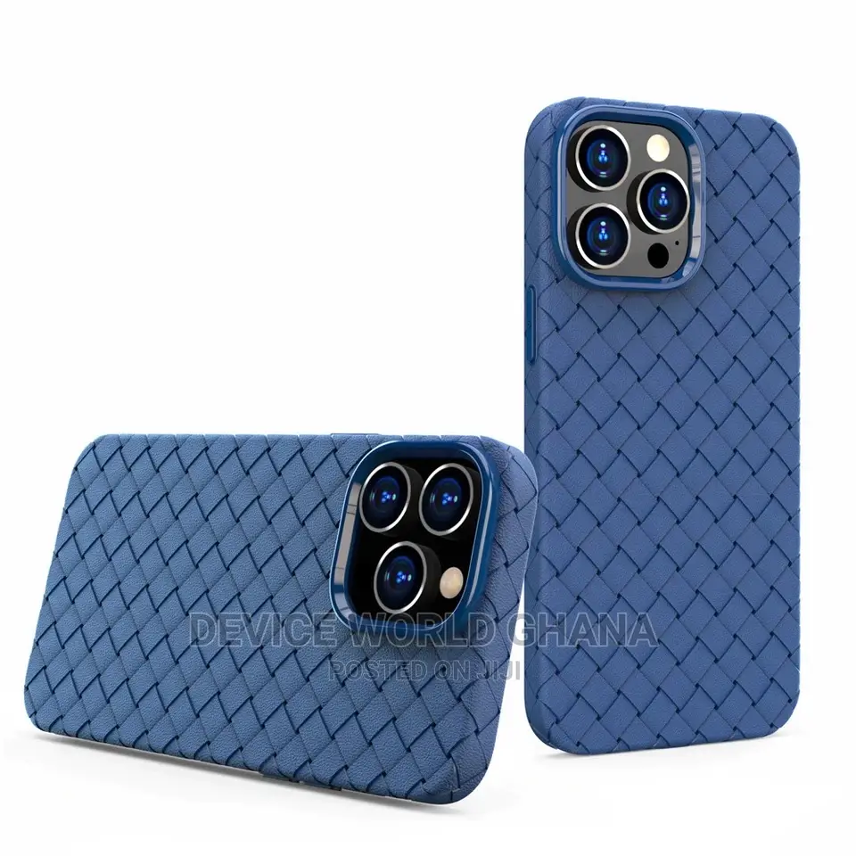 Weaved Pattern Case 4 iPhone 14promax 14p 13promax 13p 13 12