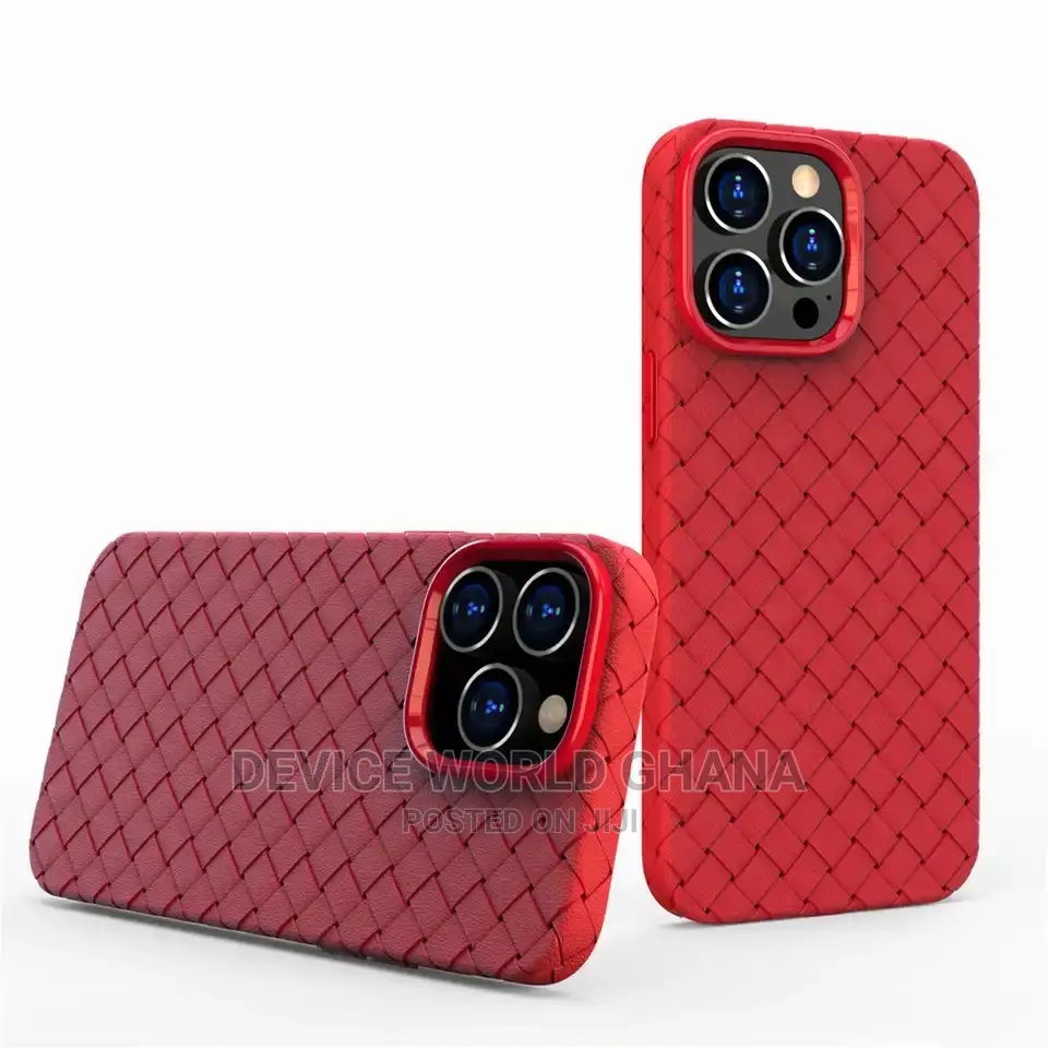 Weaved Pattern Case 4 iPhone 14promax 14p 13promax 13p 13 12
