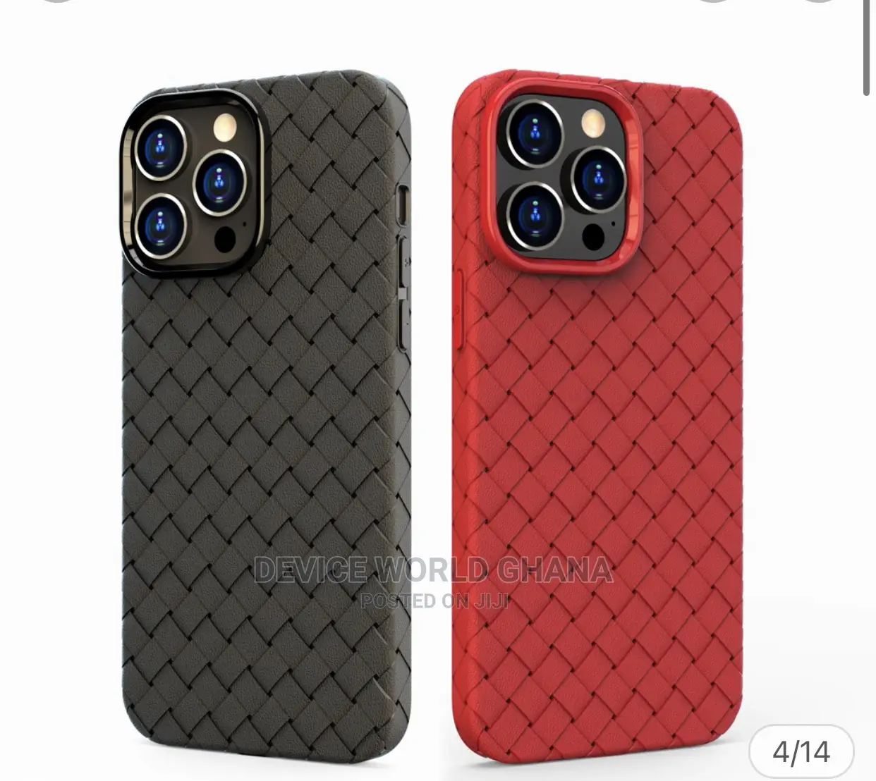 Weaved Pattern Case 4 iPhone 14promax 14p 13promax 13p 13 12