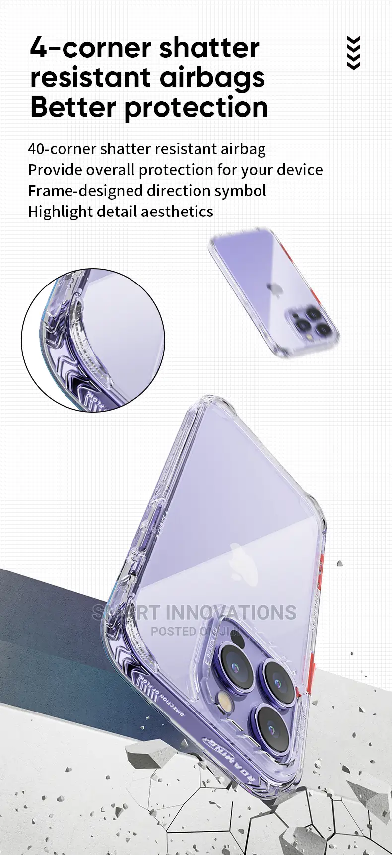 iPhone 14 Promax | 14 Plus | 14 Pro Rock Airprotection Case