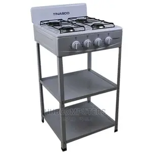 Gcnasco-Nasgs/K4bss-S Nasco Stove 4 Gas Cooker - Black Cap-2