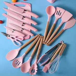 19 Pieces Silicon Spoon Set