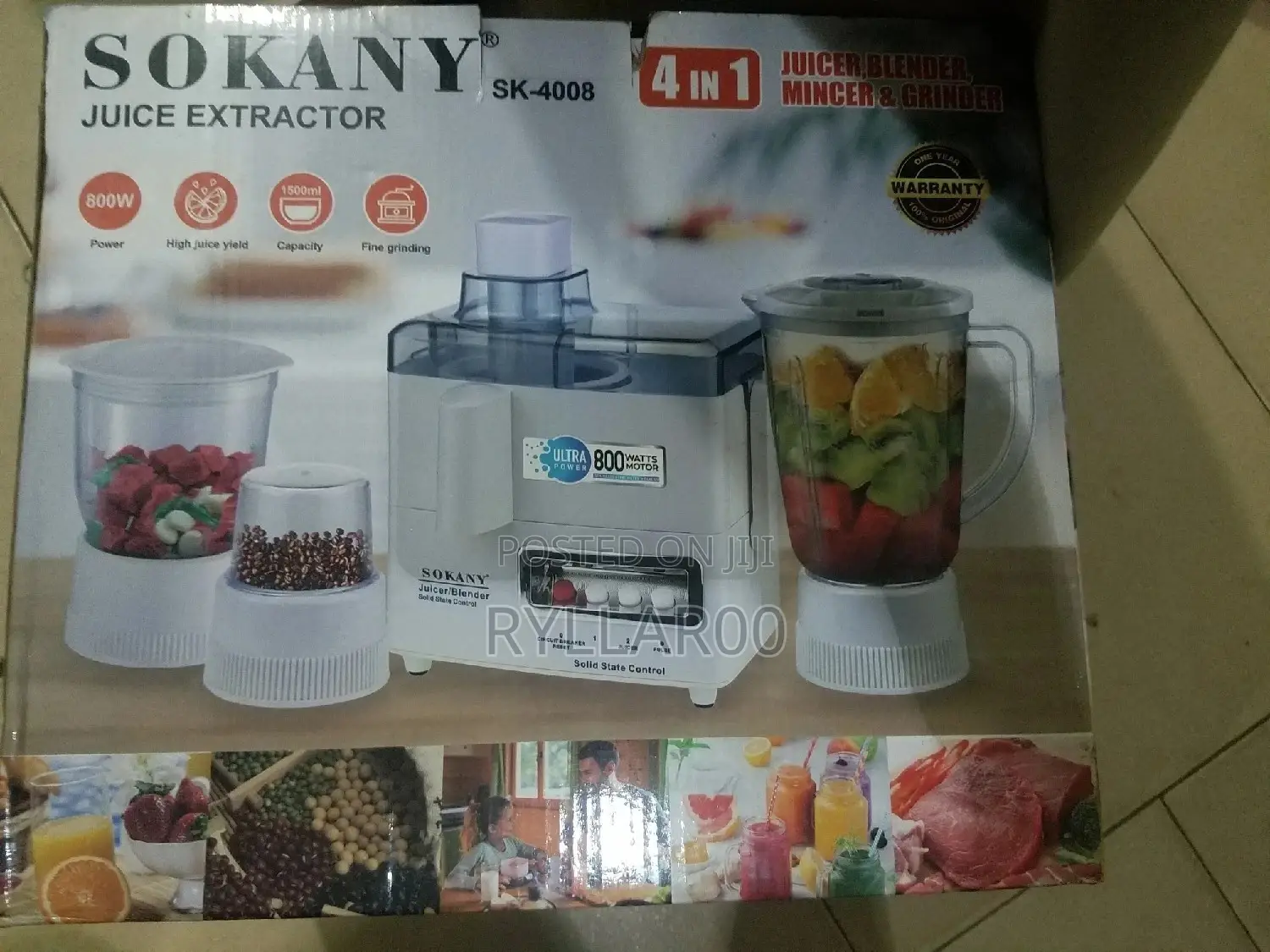 Sokany 4 in 1 Juice Extractor