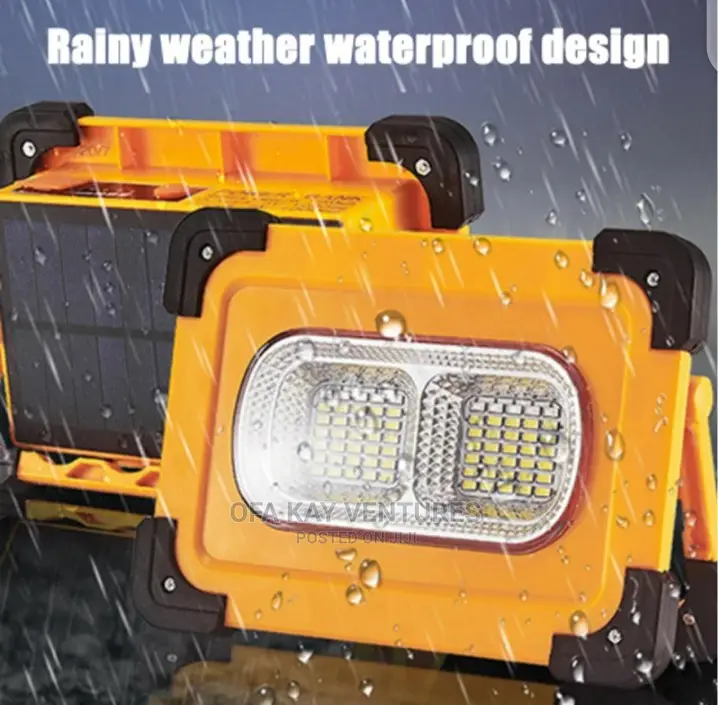 Led Solar Flood Light 4 Modes With Power Bank