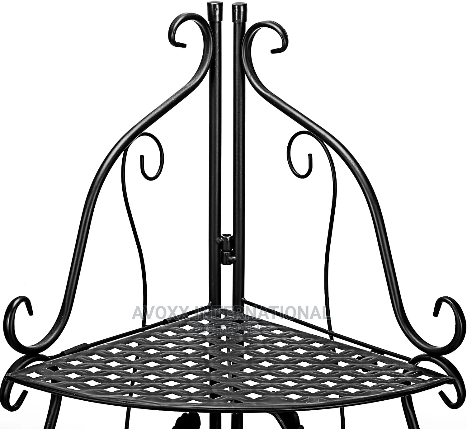 CNNINGYI Display Shelf,Tall Matel Corner Shelf Stand,4 Tier