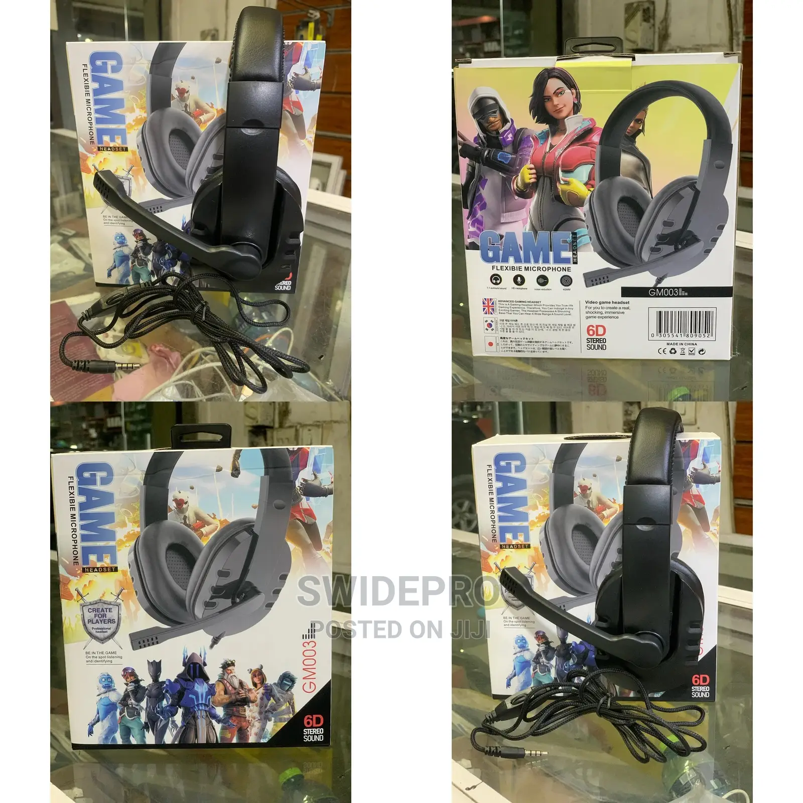 6D Gaming Headset With Mic