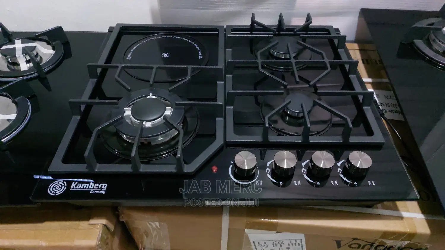 Polystar Promo Gas + 1 Electric Hob 4 Burner Built in Hob