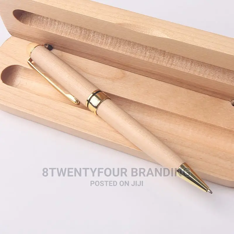 Wooden Pen in a Case (MOQ: 10pcs)
