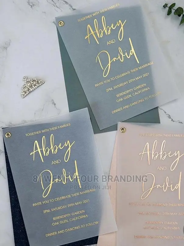 Invitation Cards With Photo (Moq: 50pcs)
