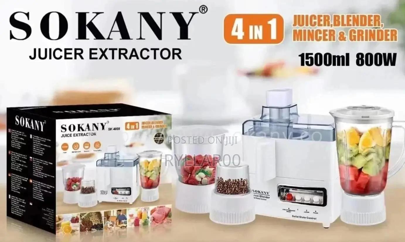 Sokany 4 in 1 Juice Extractor