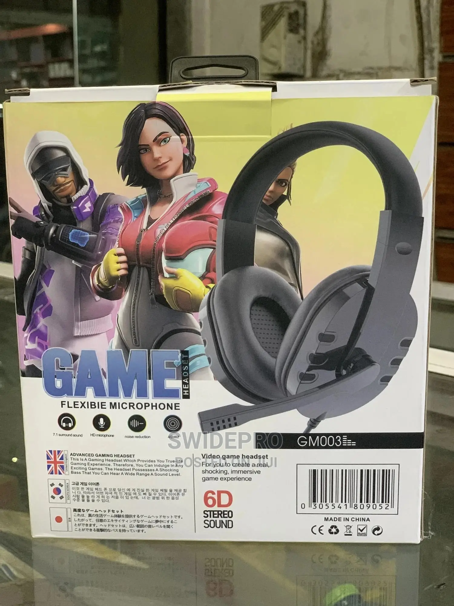 6D Gaming Headset With Mic