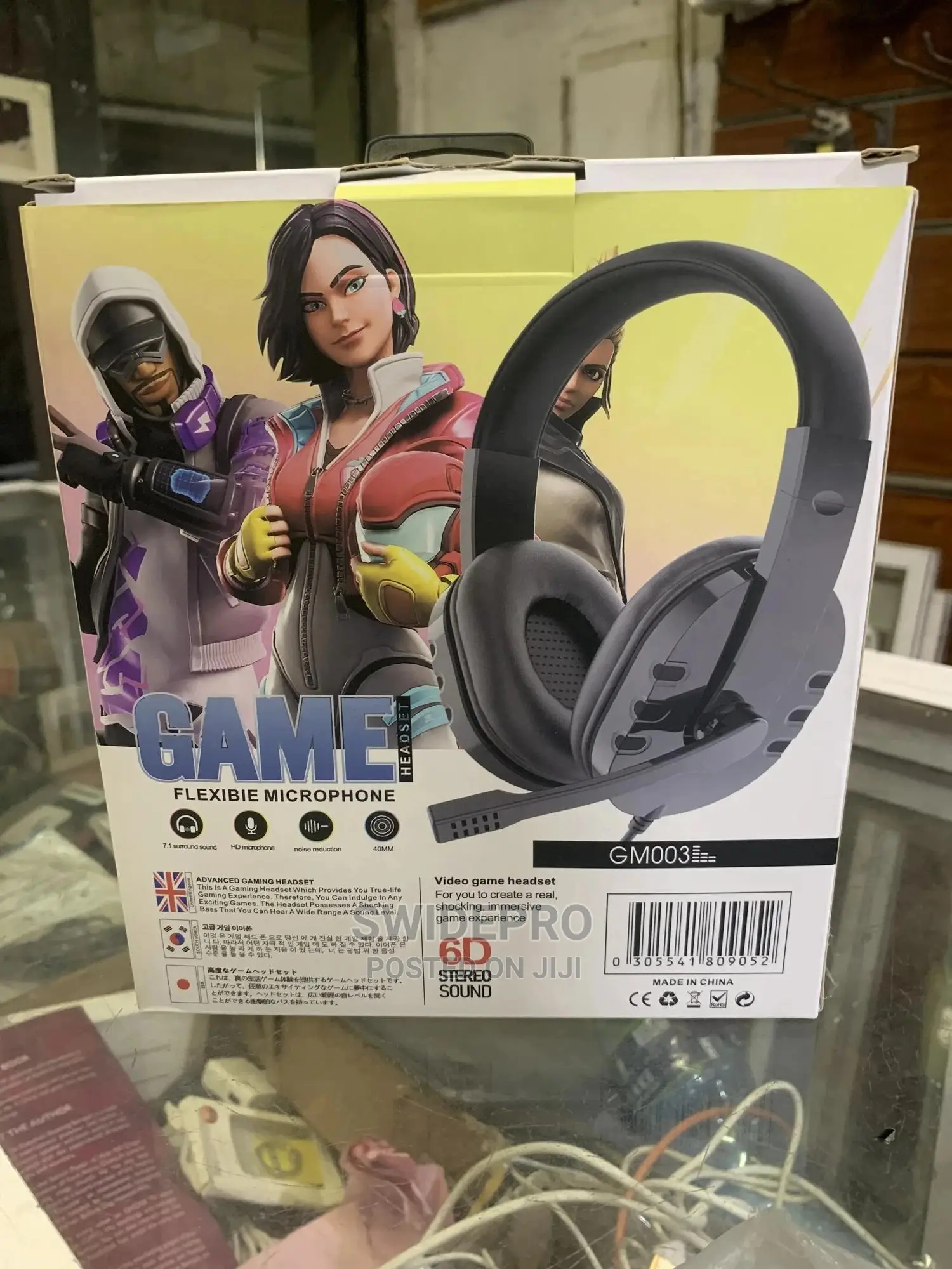 6D Gaming Headset With Mic