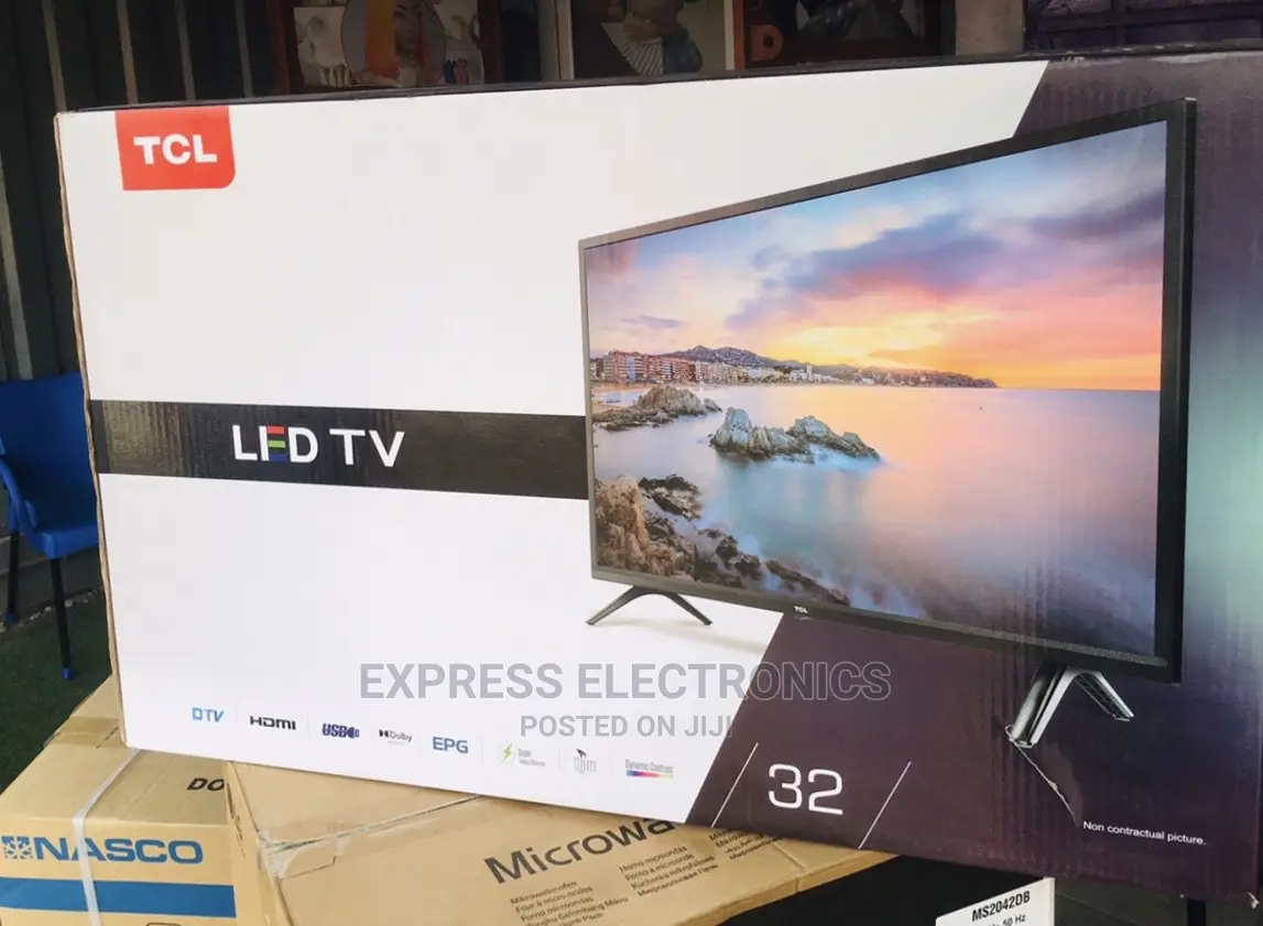 Neatly Sealed TCL 32”Satellite Digital HD TV