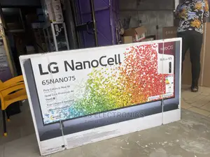 Wide Nanocell 65” UHD Smart LG Realistic View Nano756 Tv