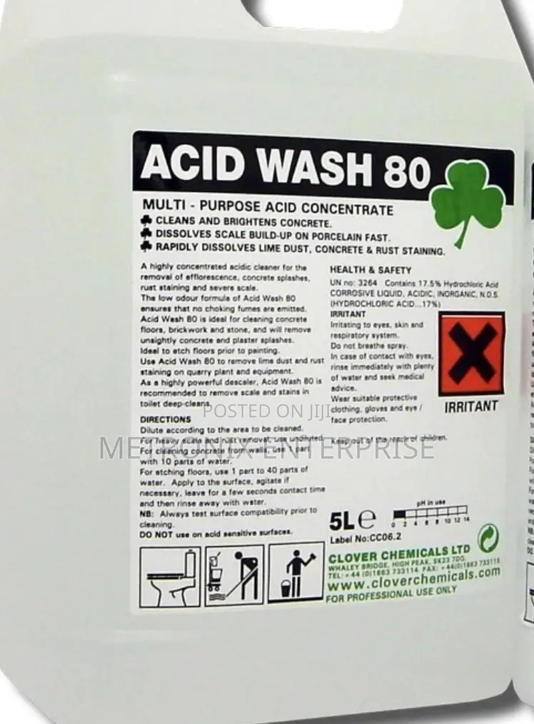 Acid Wash 80 –5 Litres