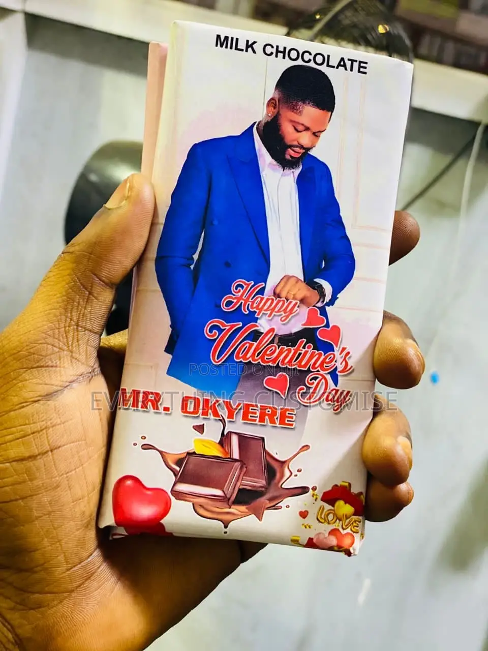 Customised Chocolate for Birthdays or Any Event